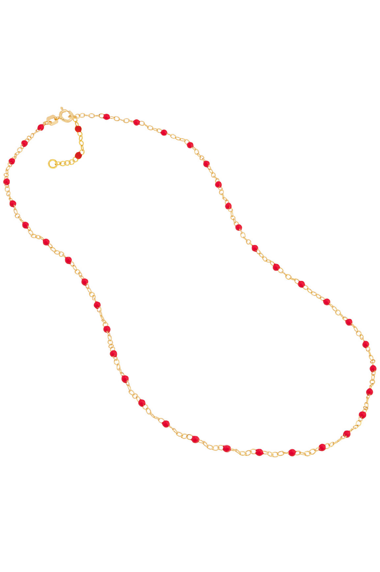 ENAMEL BEAD NECKLACE