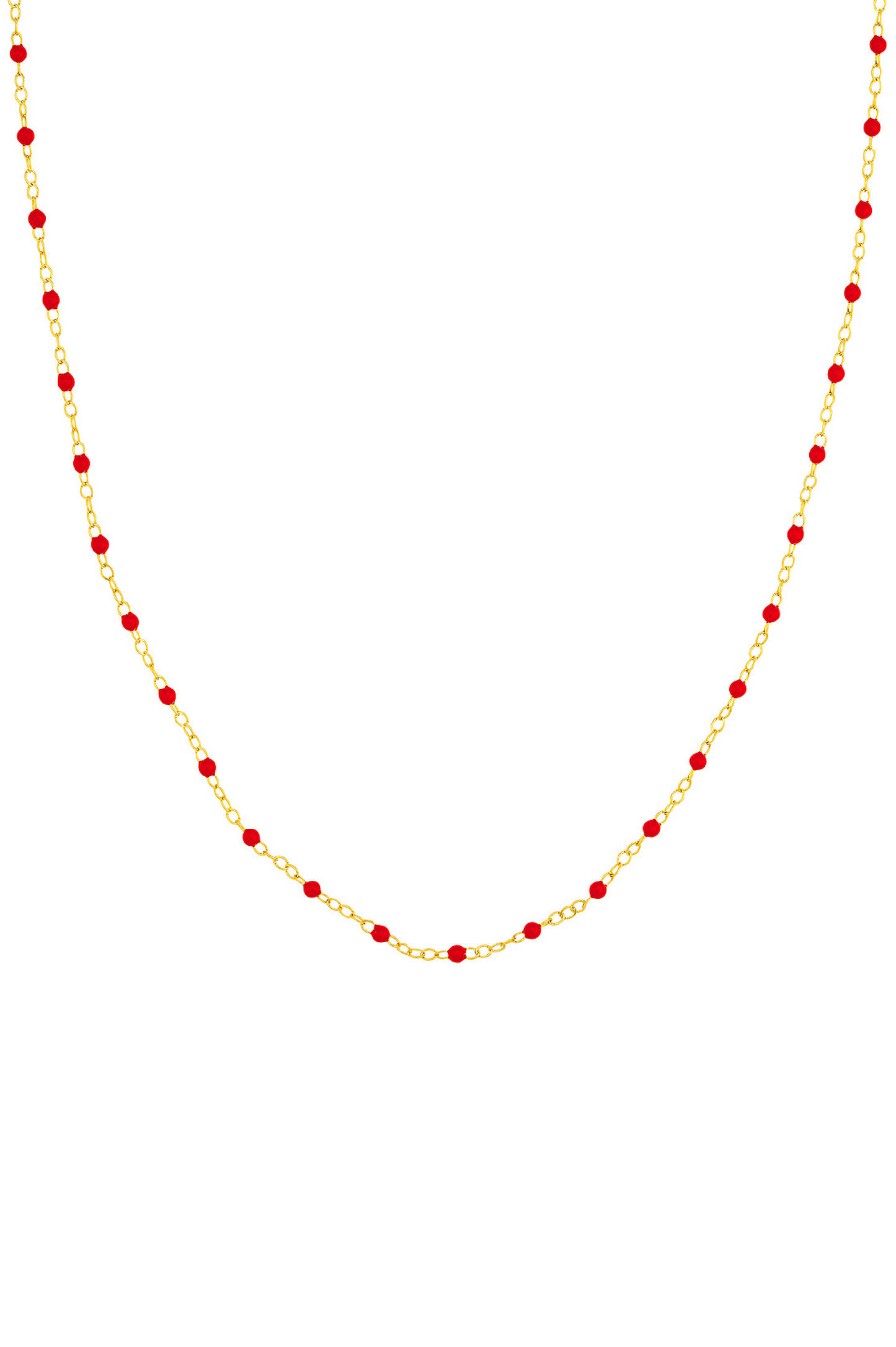 ENAMEL BEAD NECKLACE