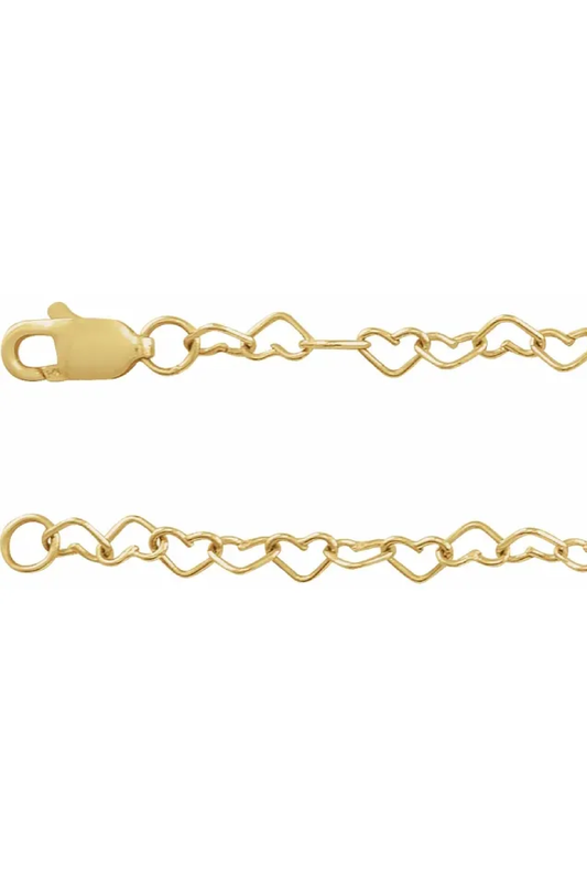 HEART CHAIN BRACELET