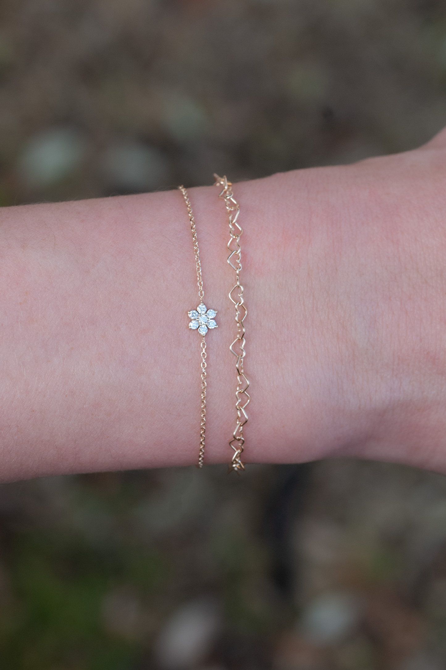 DIAMOND FLOWER BRACELET