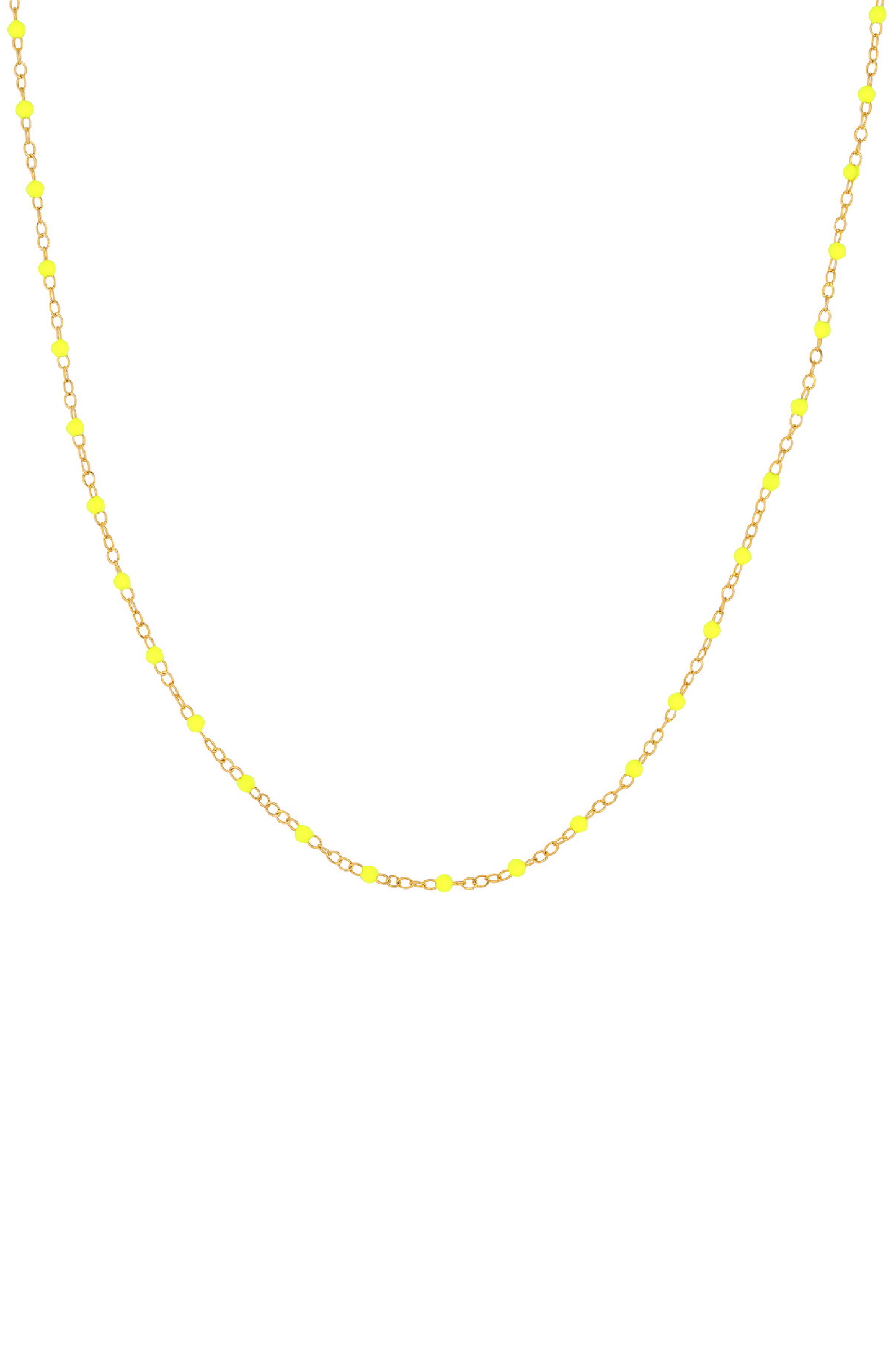 ENAMEL BEAD NECKLACE