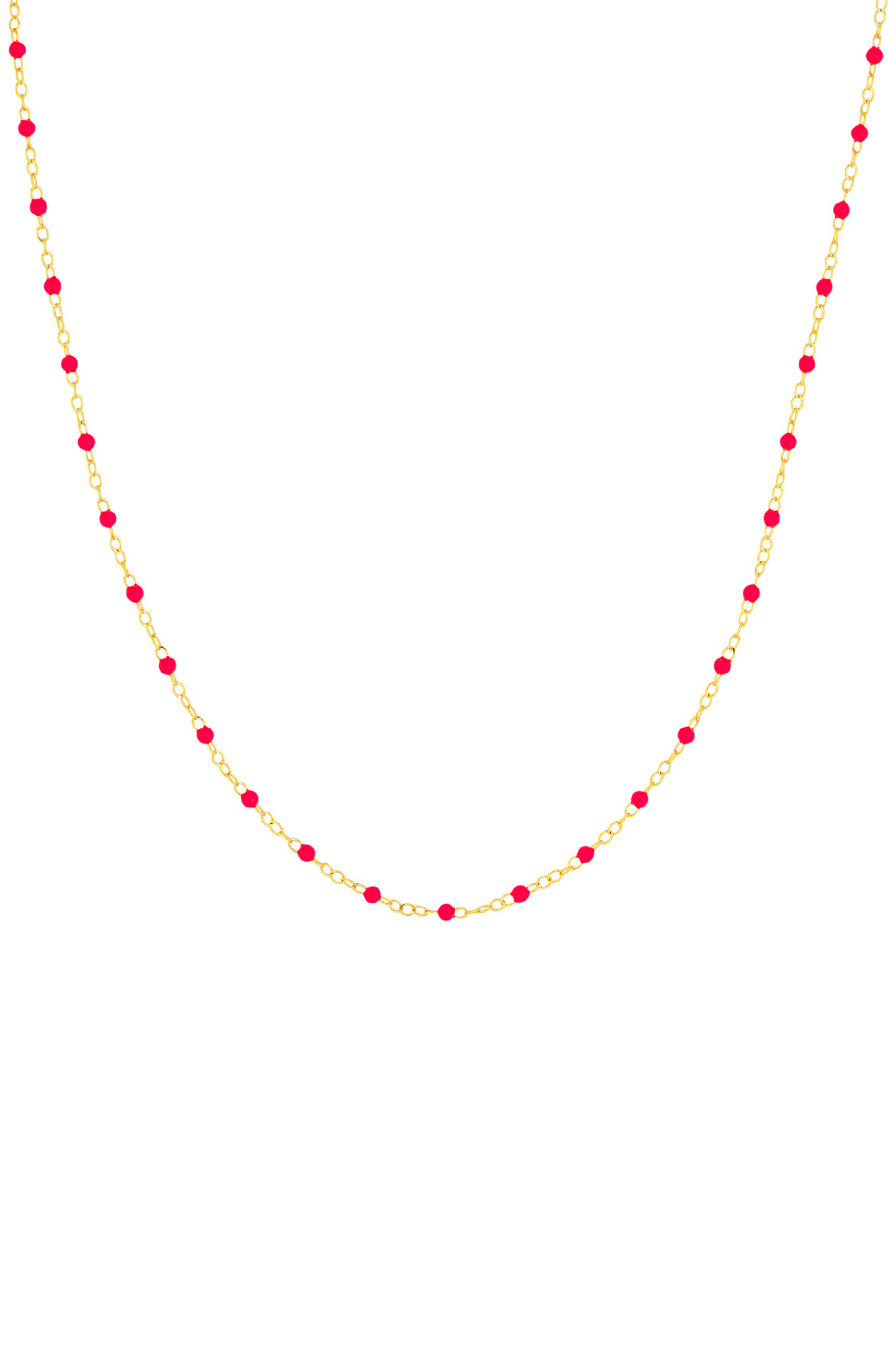 ENAMEL BEAD NECKLACE