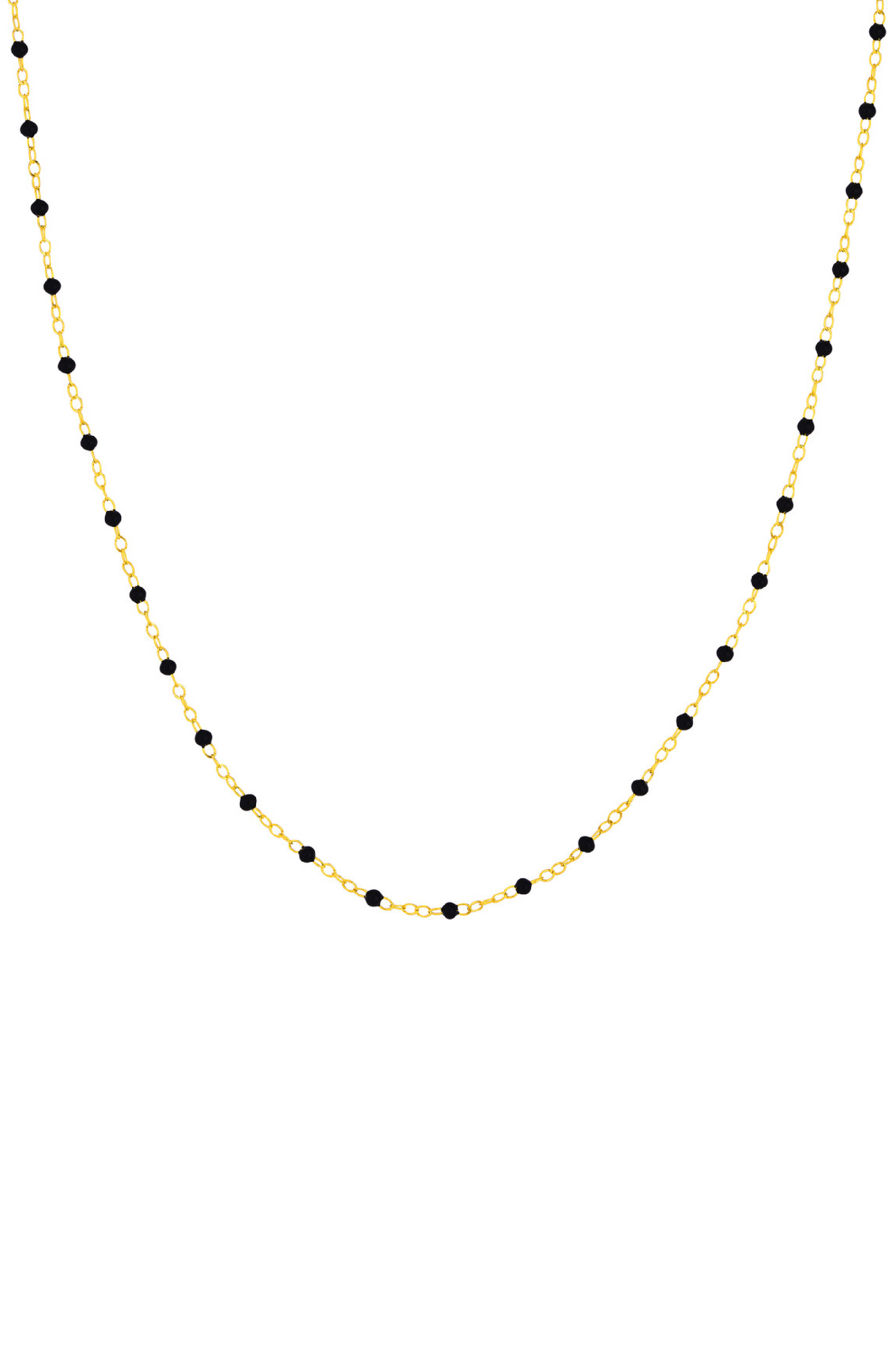 ENAMEL BEAD NECKLACE