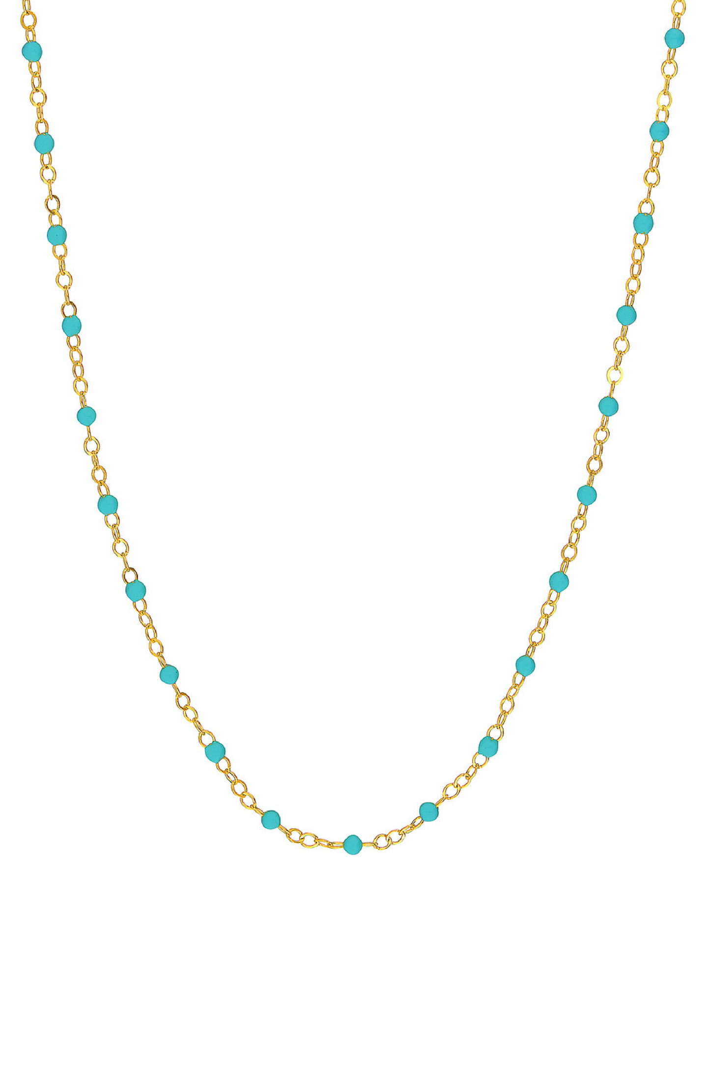 ENAMEL BEAD NECKLACE